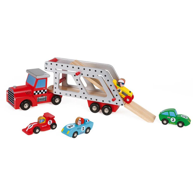 Caminhão com 4 Carrinhos Speed Racer - Maped
