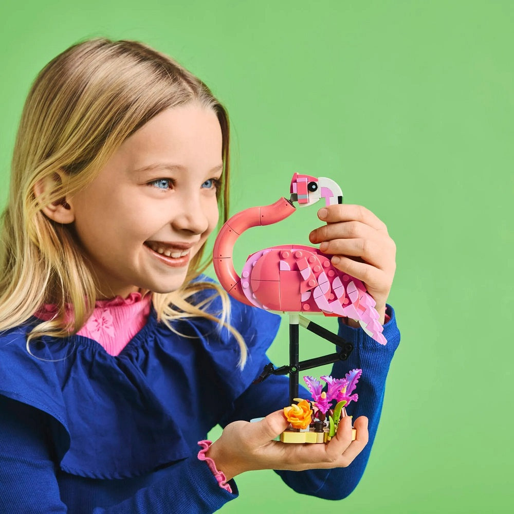 Lego Creator 3 em 1 Animais Selvagens: Flamingo Rosa 31170