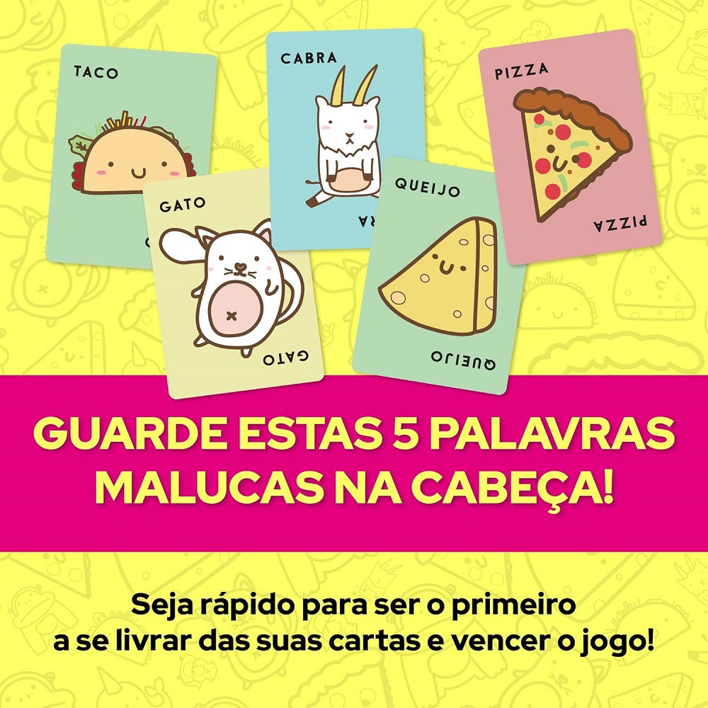 Jogo De Cartas Taco Gato Cabra Queijo Pizza
