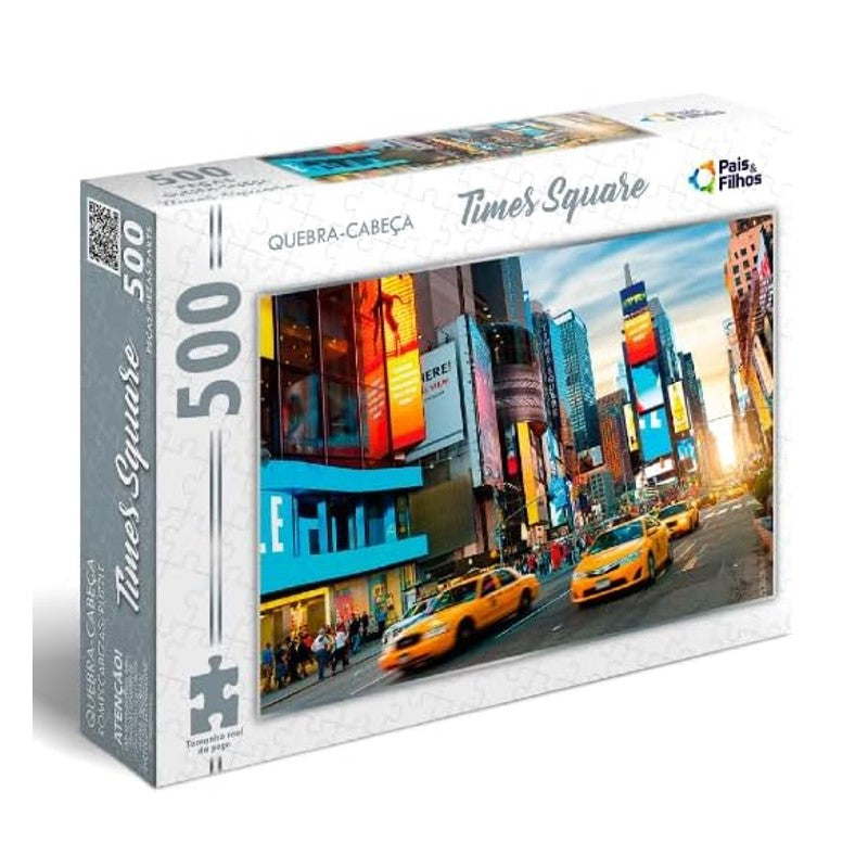 Quebra-Cabeça 500 Peças Times Square - Pais & Filhos