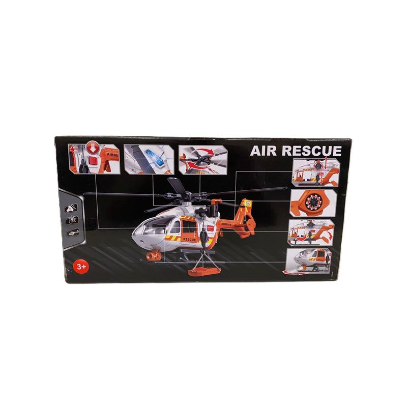 Helicóptero de Resgate Laranja com Luz e Som - Shiny Toys