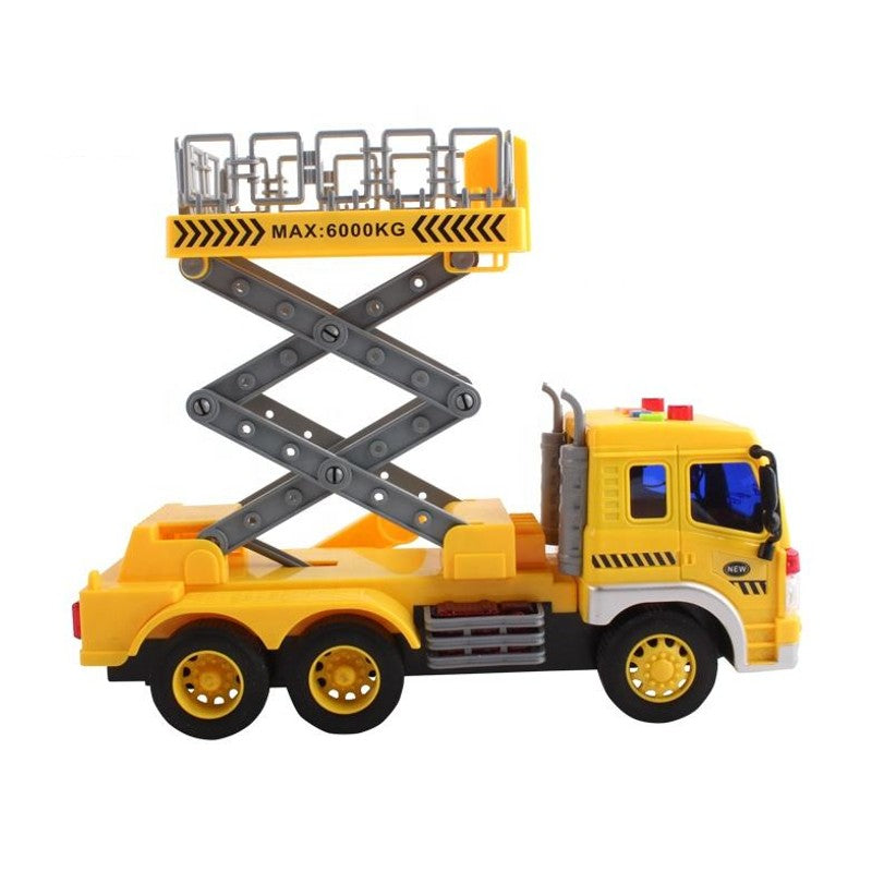 Caminhão de Construção Plataforma com Som e Luzes 1:16 - Brink Center