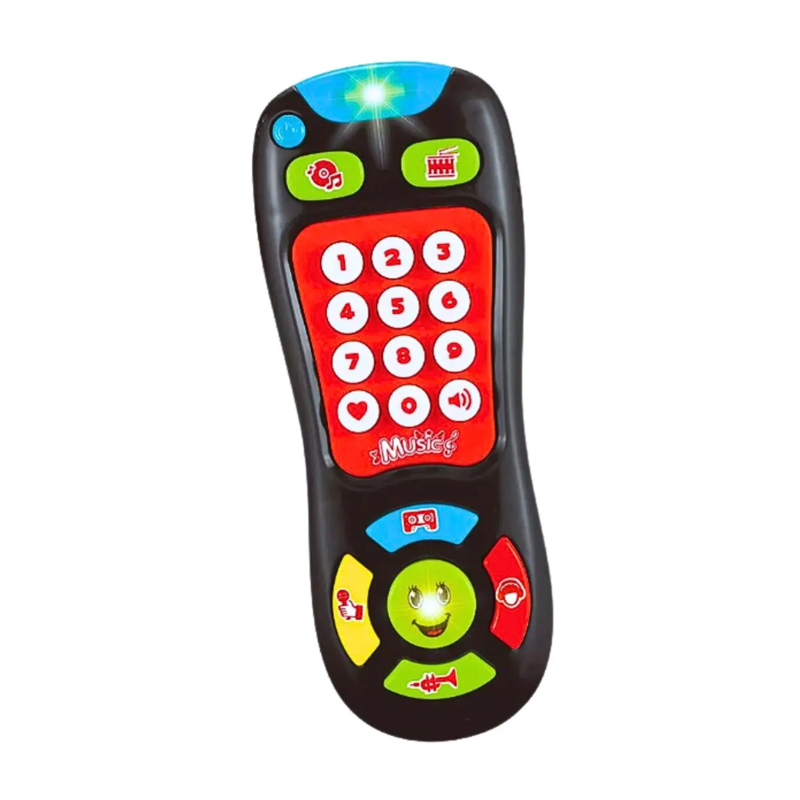 Brinquedo Controle Remoto Infantil Com Luz E Som - Shiny Toys
