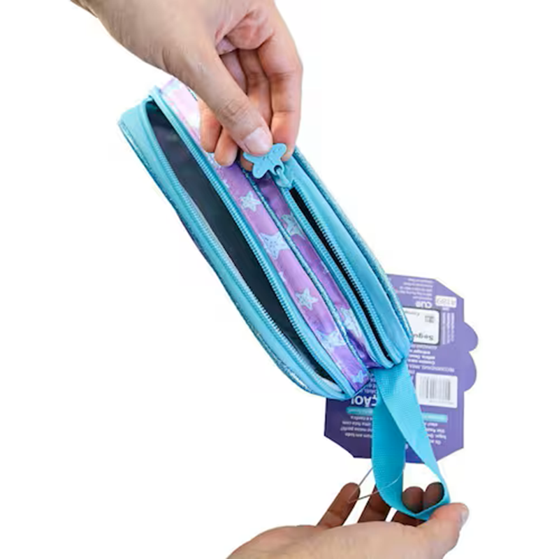 Estojo Escolar Infantil Sereia Encanto Dos Mares - Clio