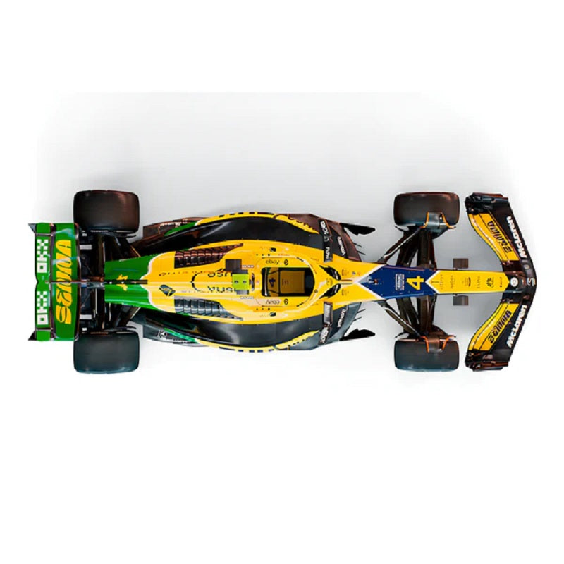 Miniatura Fórmula 1 Mclaren MCL38 2024 Senna Lando Norris - Bburago