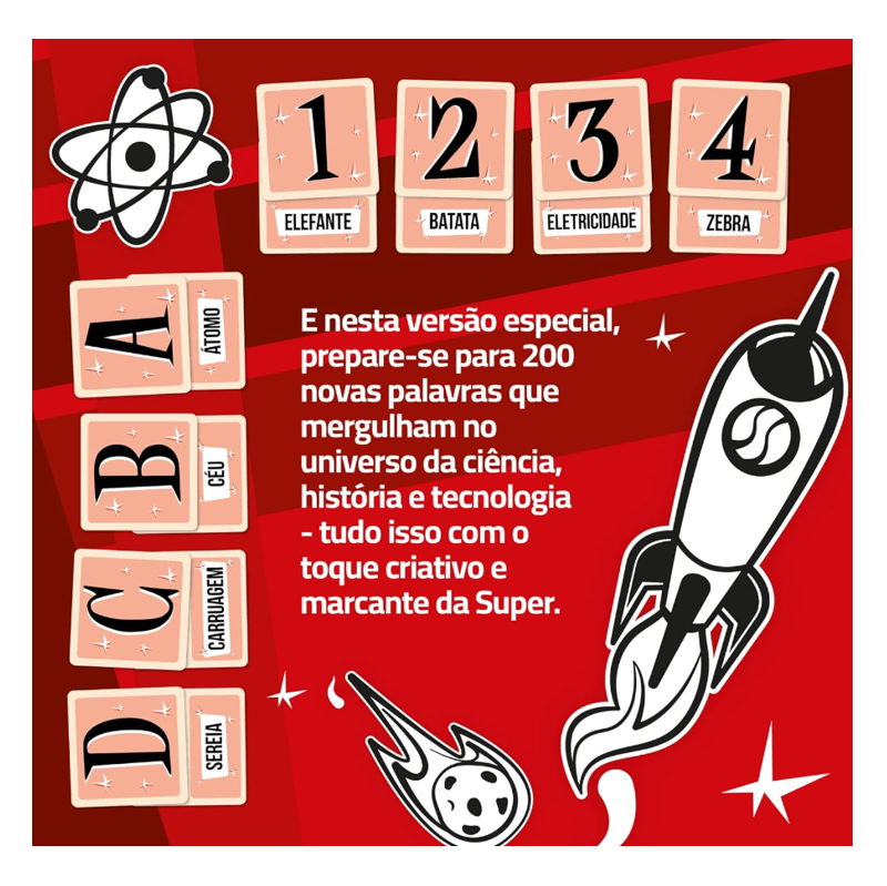 Jogo de Cartas Entre Linhas Superinteressante - Papergames