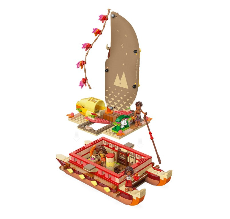 Lego Disney Canoa de aventura da Moana 43270