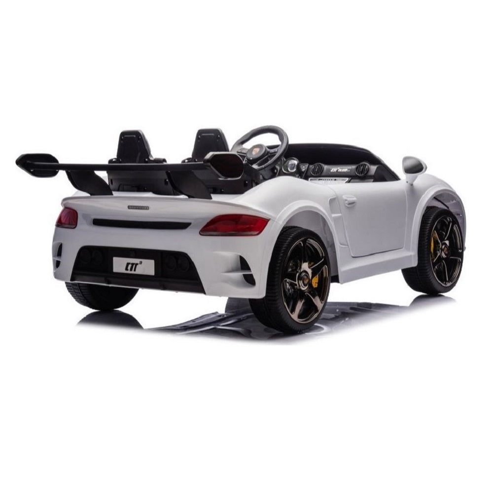 Carro Elétrico RUF- PSH Infantil Branco 24V - Zippy Toys