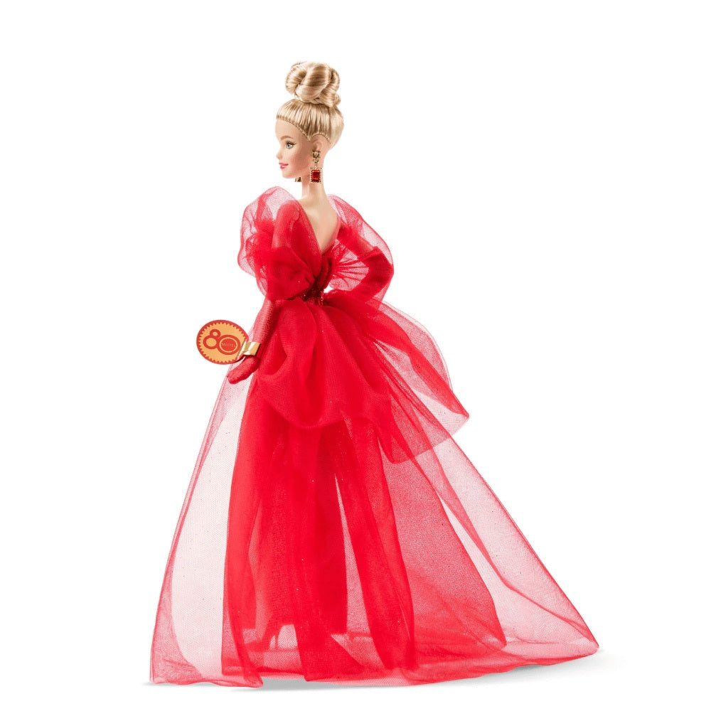 Barbie Loira Coleção Aniversário 80 Anos - Mattel