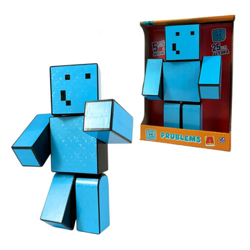 Boneco Minecraft Pequeno Problems 25 Cm - Algazarra
