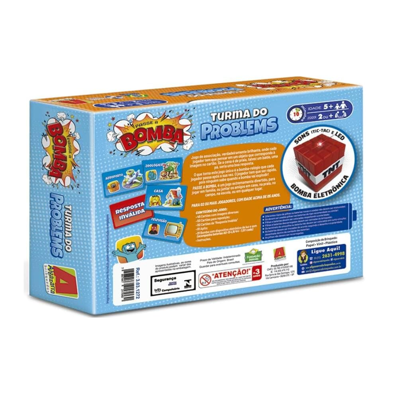 Passe a Bomba Turma do Problems -  Algazarra