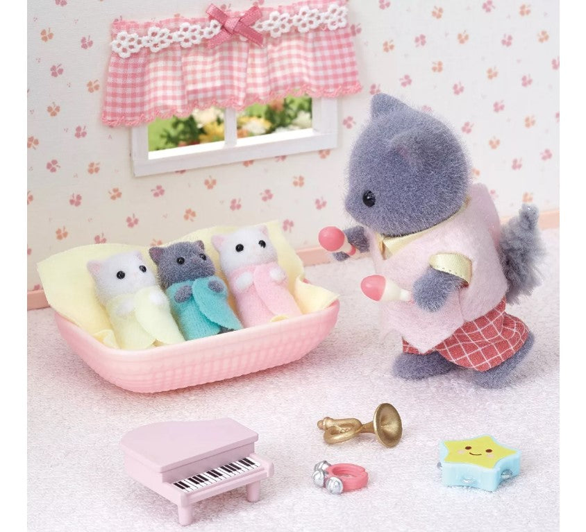 Sylvanian Families Trigêmeos Gatos Persas - Epoch