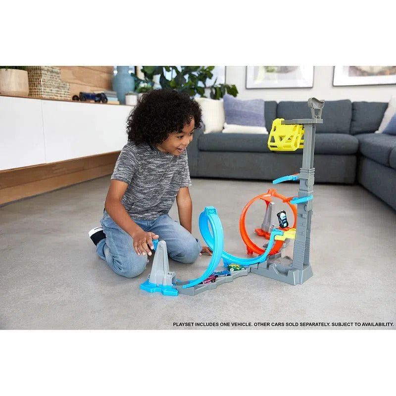 Pista Hot Wheels Loop & Launch Desafio da Altura - Mattel GRW39