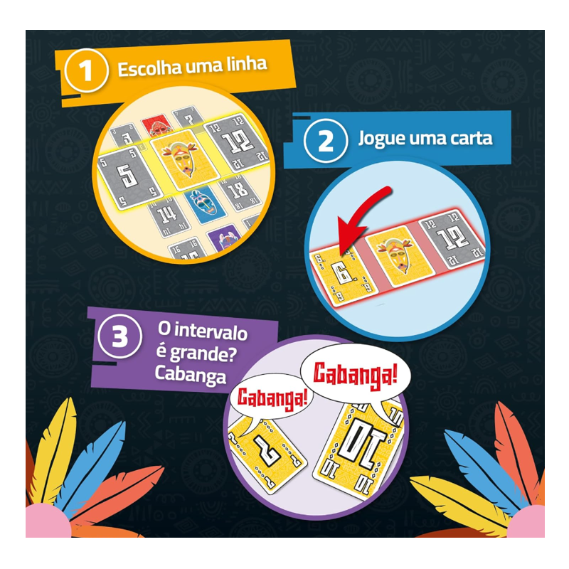 Jogo de Cartas Cabanga! - Papergames