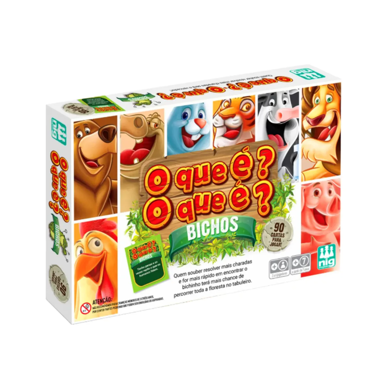 Jogo O Que É O Que É Bichos - Nig