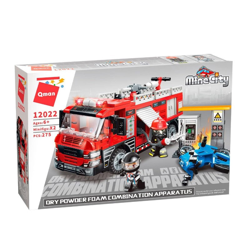 Mini City Bombeiros Resgate Posto de Combustível - KEEPPLAY