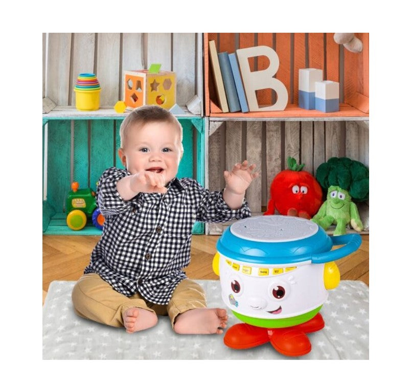 Tambor Mágico Infantil com Atividades Luz e Som - Zippy Toys