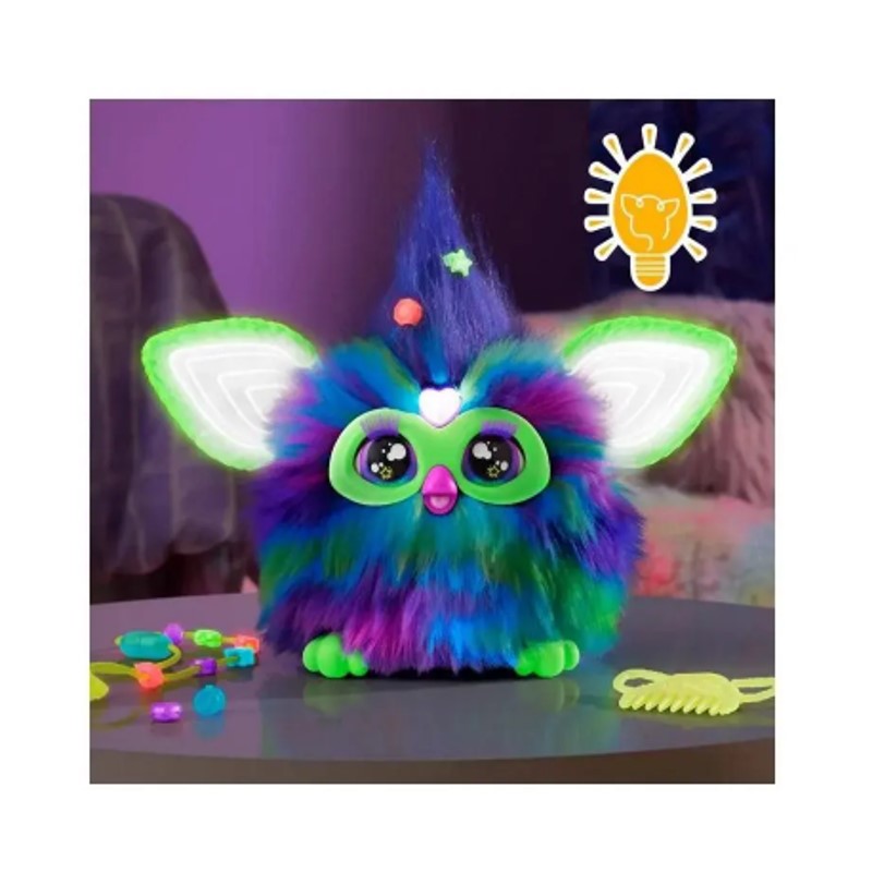 Furby Galaxy Pelúcia Interativa Brilha No Escuro - Hasbro
