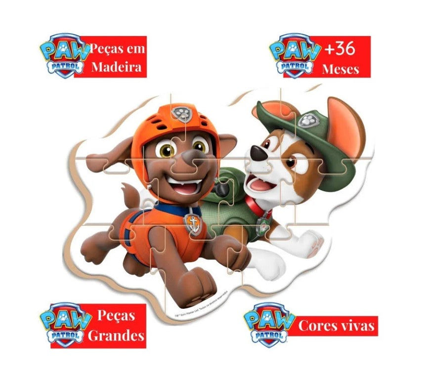 Quebra-Cabeça Progressivo Patrulha Canina - Nig Brinquedos