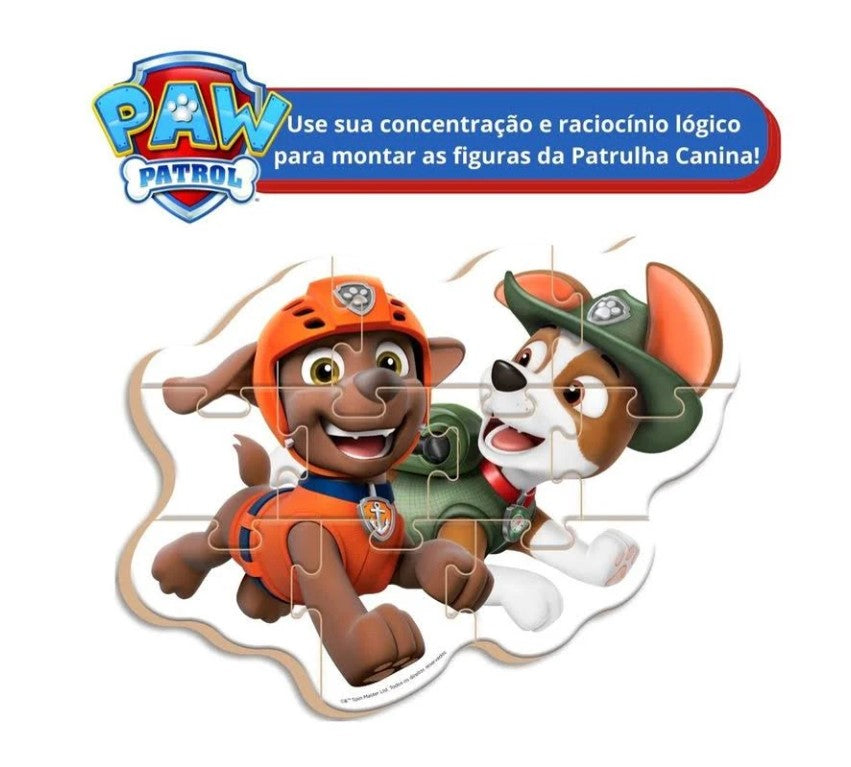 Quebra-Cabeça Progressivo Patrulha Canina - Nig Brinquedos
