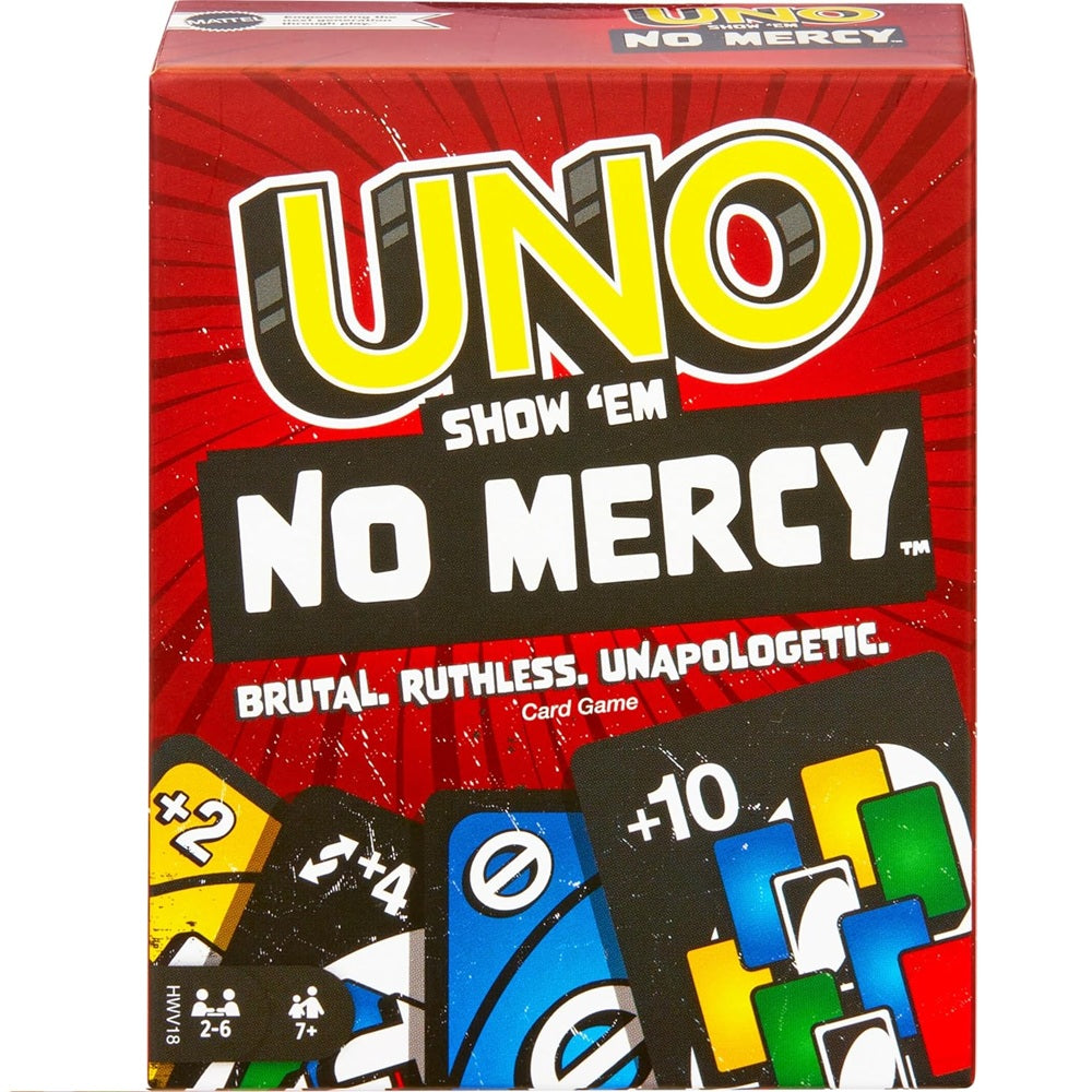 UNO Jogo de Cartas No Mercy - Mattel