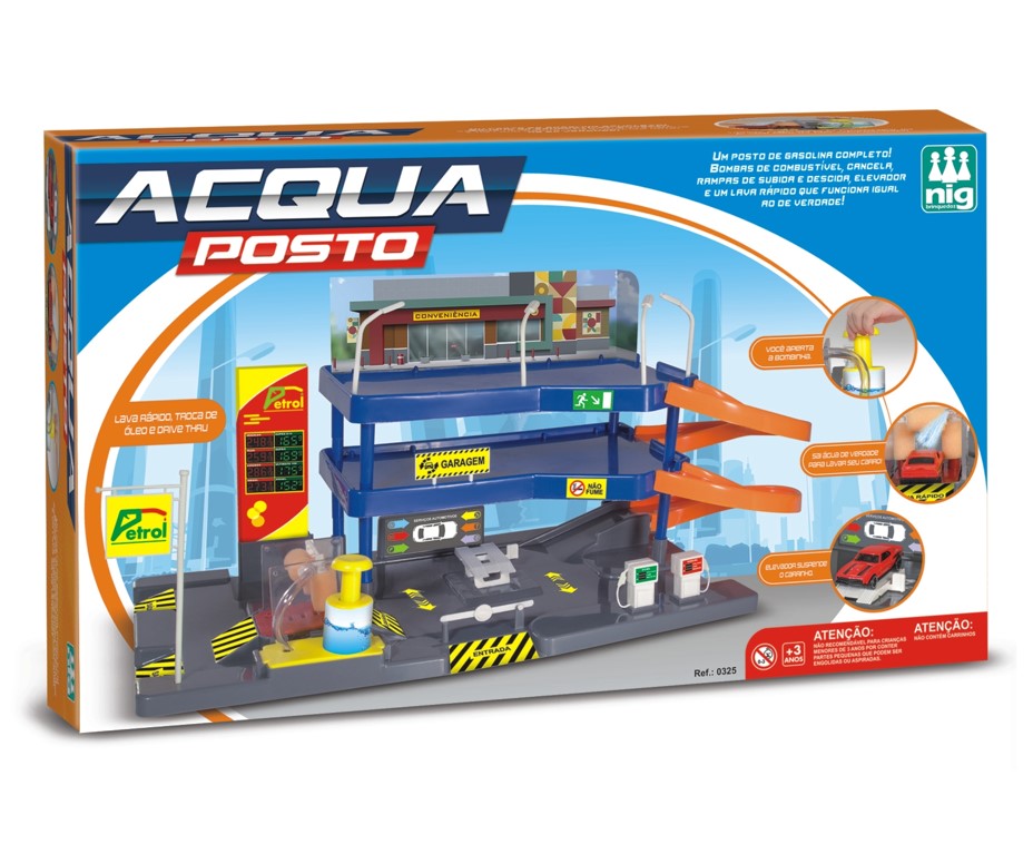 Acqua Posto Lava Rápido - Nig Brinquedos