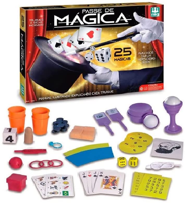 Jogo Passe de Mágica 25 Truques - NIG 1300