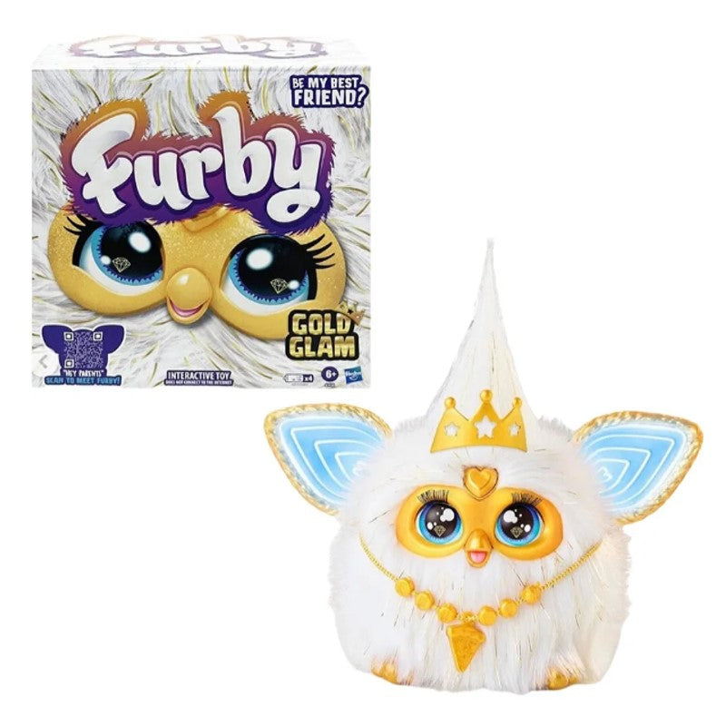 Furby Gold Glam Pelúcia Interativa - Hasbro