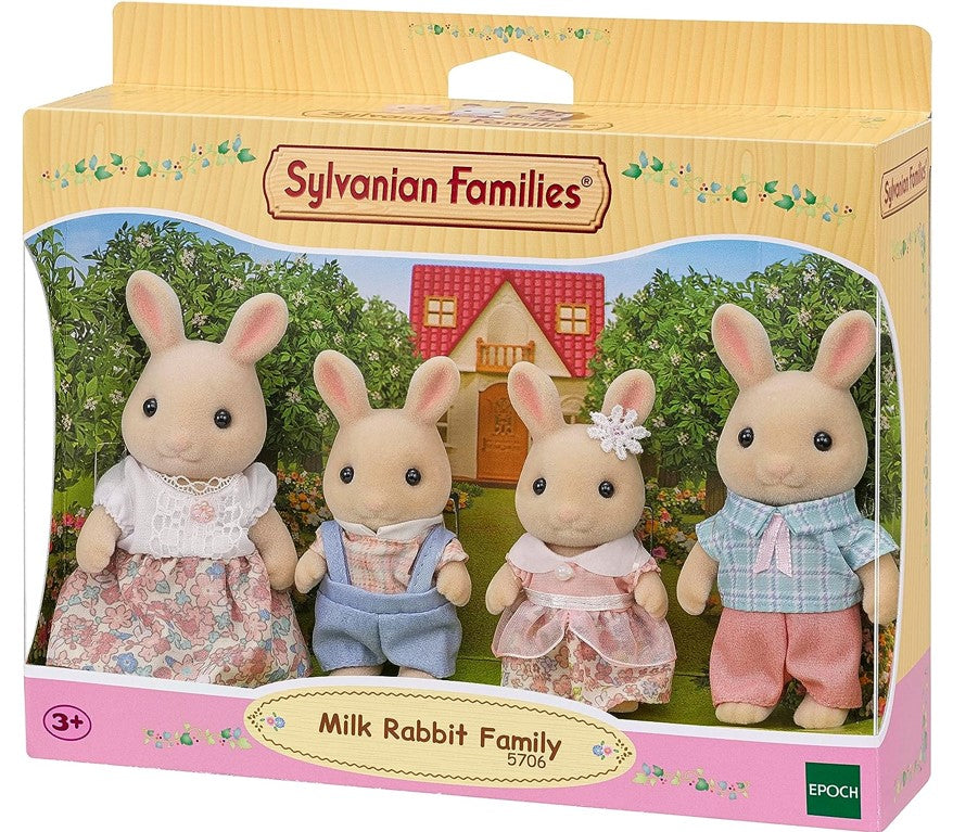 Sylvanian Families - Família Coelhos de Leite
