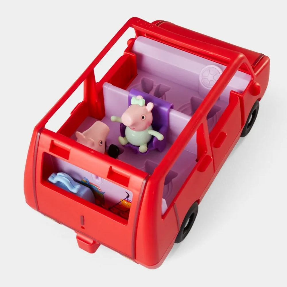 Veículo e Figura Peppa Pig com Evie Carro Vermelho da Família - Hasbro G0541