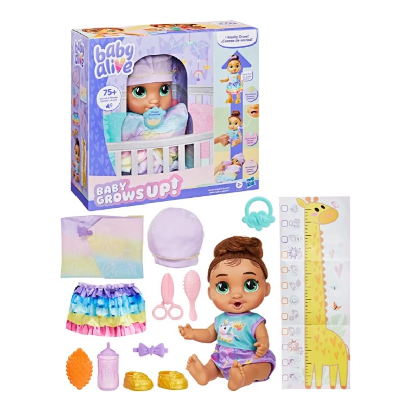 Boneca Baby Alive Bebe Cresce Sophia - Hasbro
