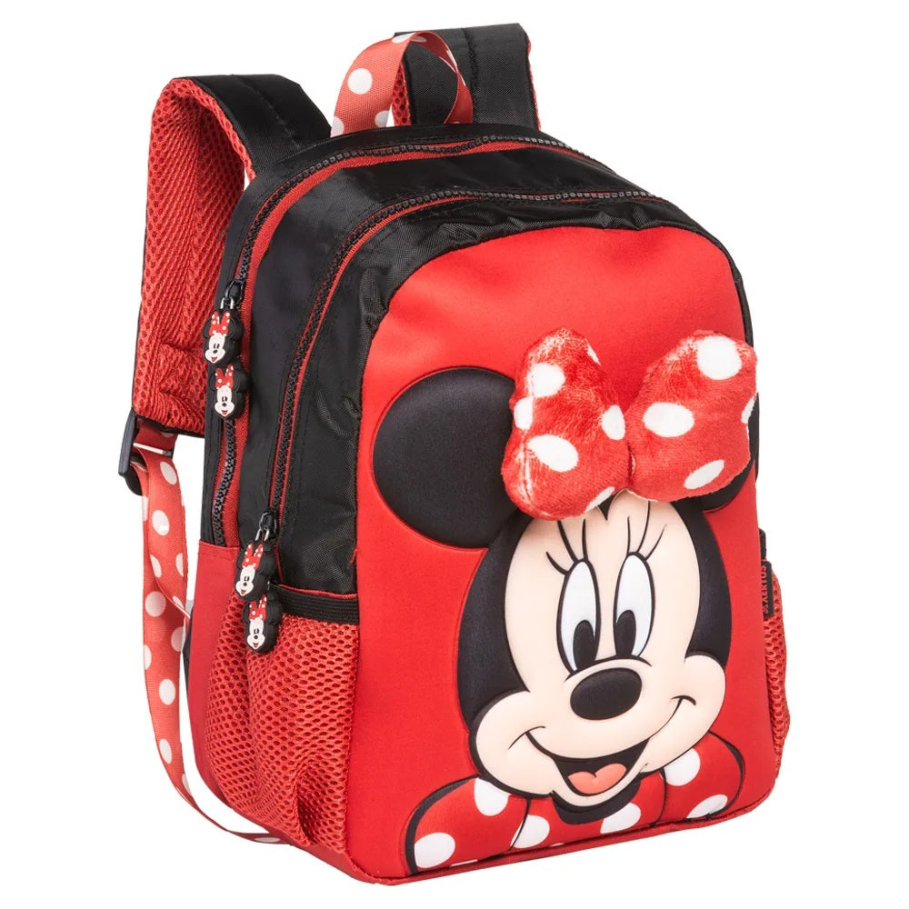 Mochila Minnie Mouse Passeio Vermelha – Luxcel