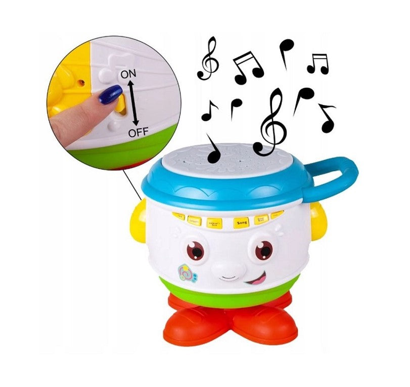Tambor Mágico Infantil com Atividades Luz e Som - Zippy Toys
