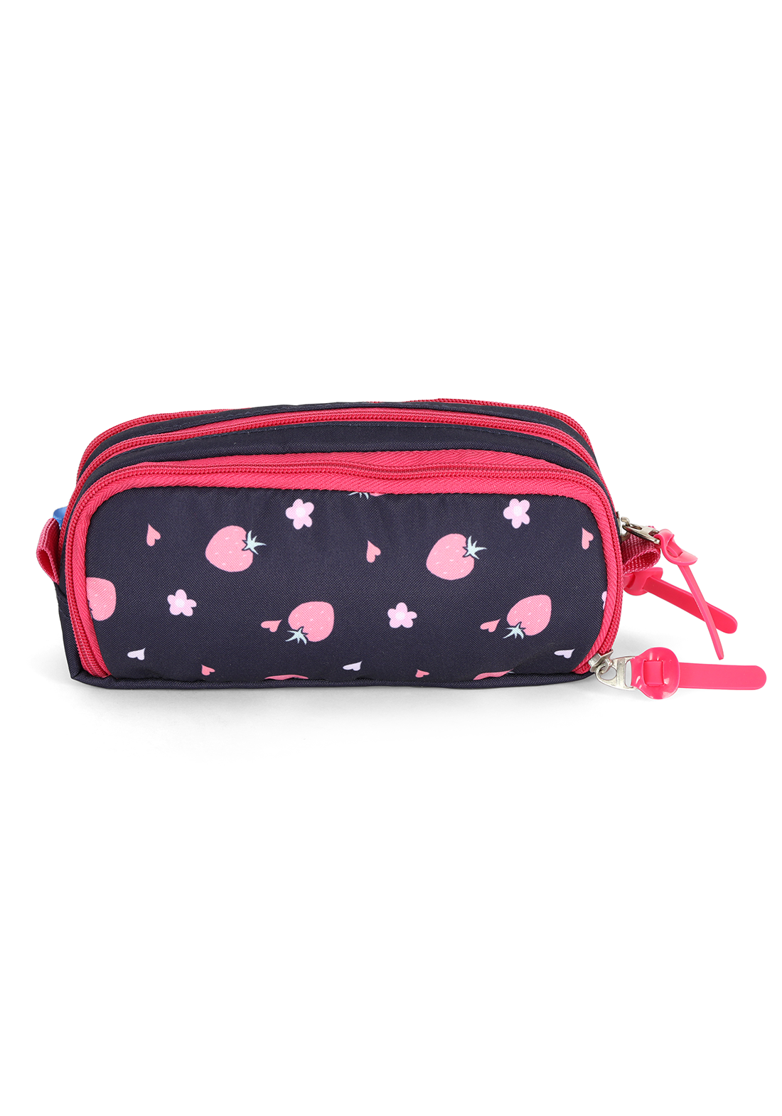 Estojo Escolar Triplo Lotso Disney Toy Story  Azul Escuro e Pink 3 Compartimentos