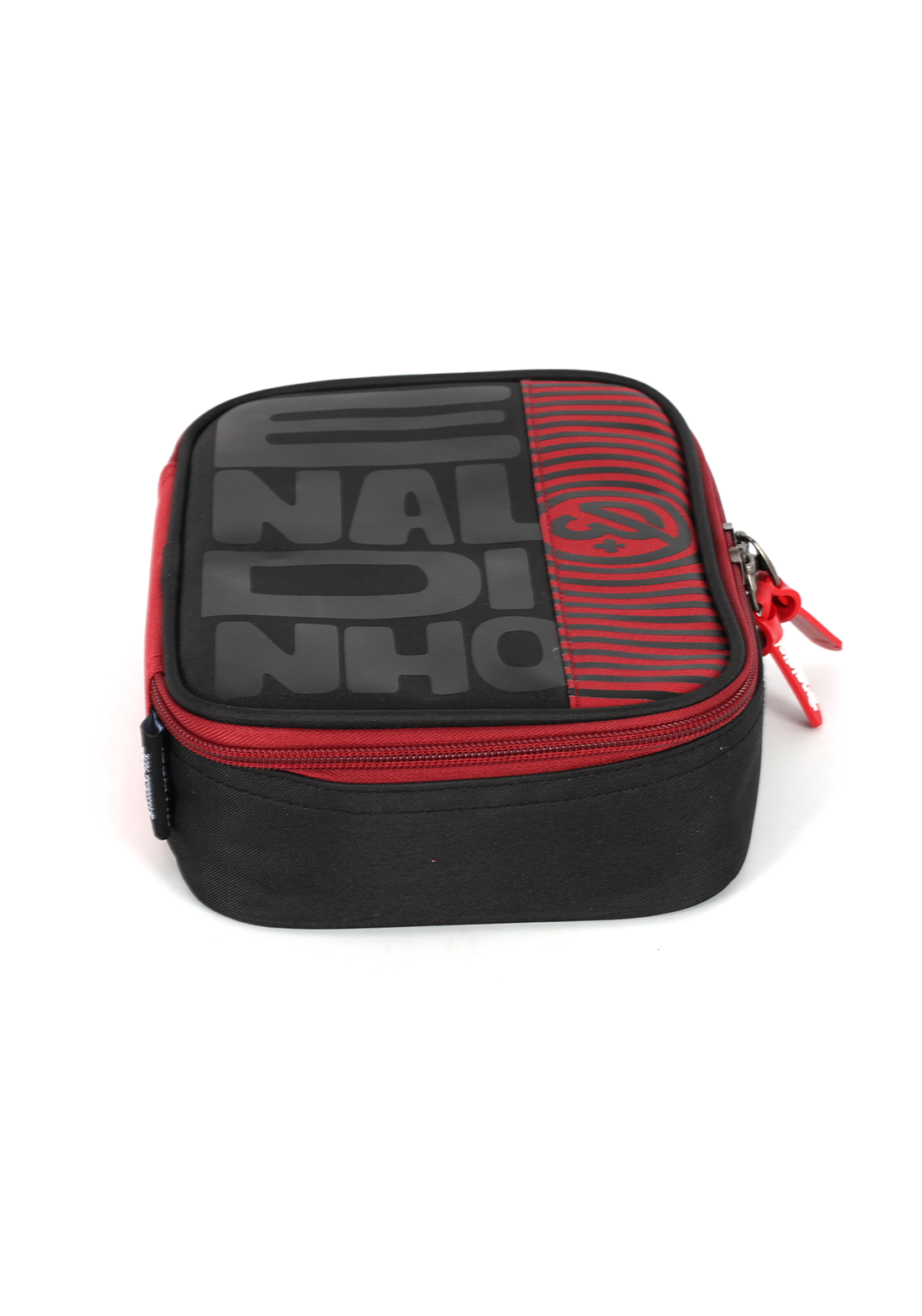 Estojo Box Organizador Enaldinho Oficial Preto e Vermelho - Luxel