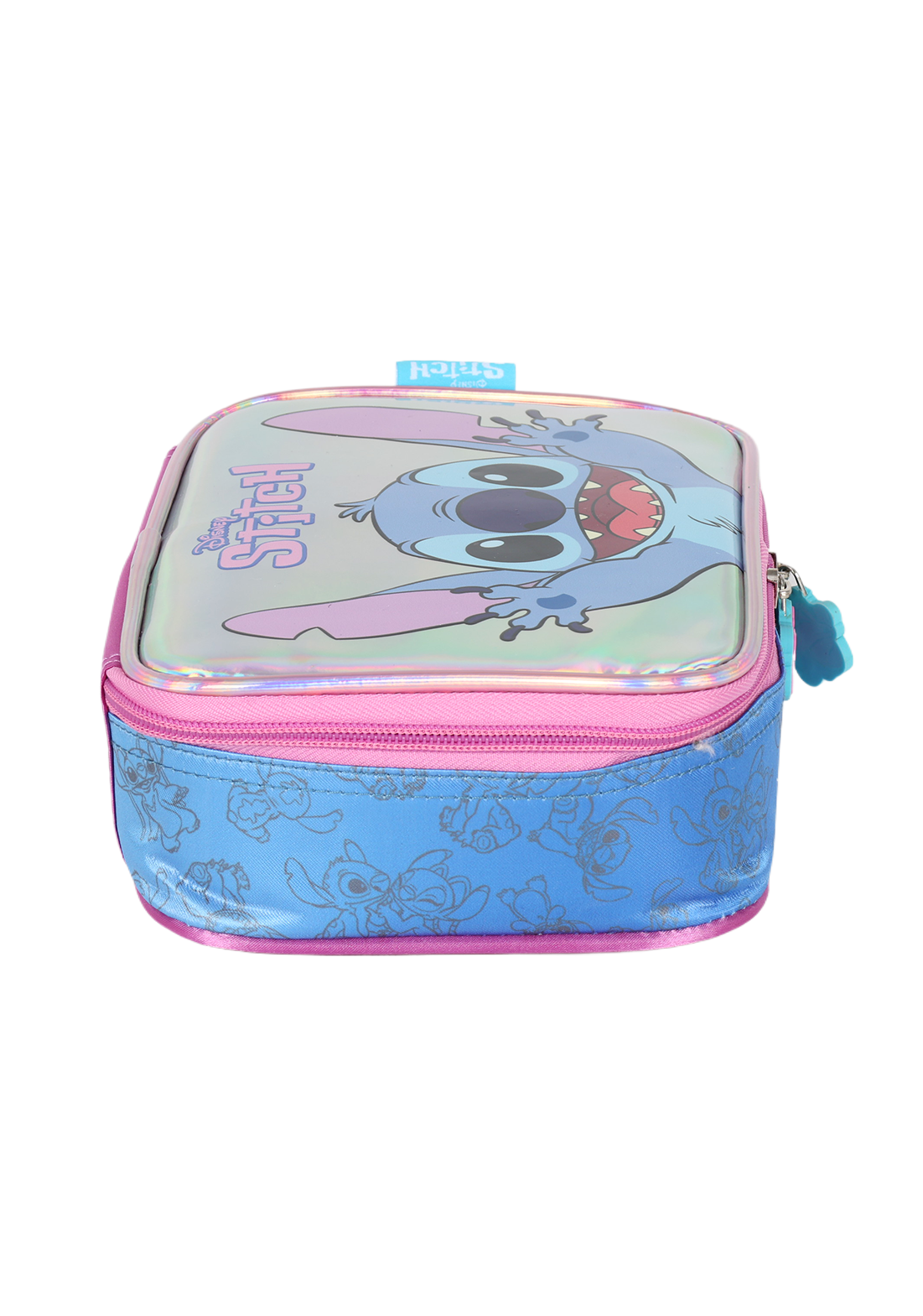 Estojo Box Duplo Stitch Divertido Holográfico Luxcel Disney