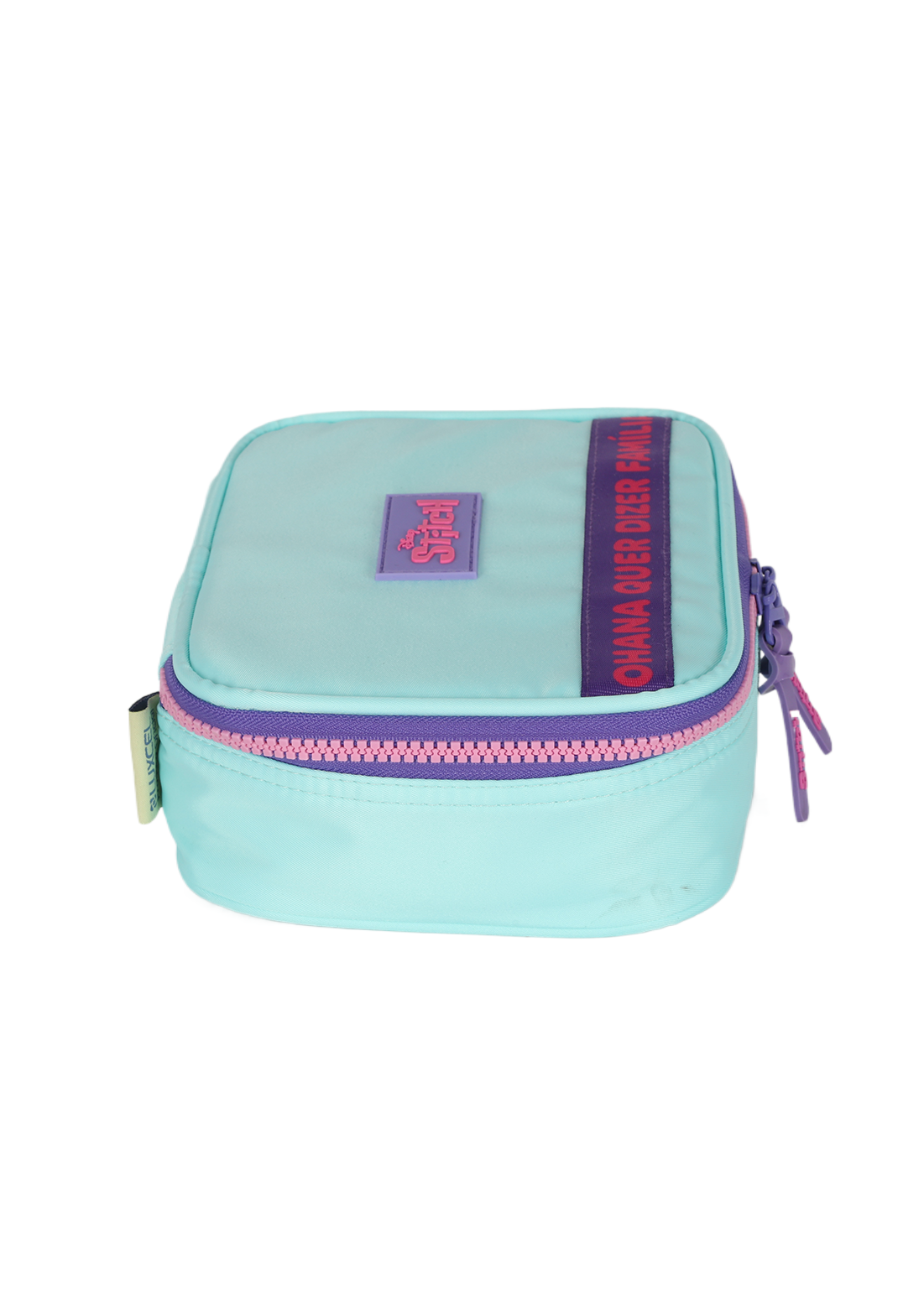 Estojo Box Organizador Stitch Disney Luxcel Turquesa e Roxo Ohana