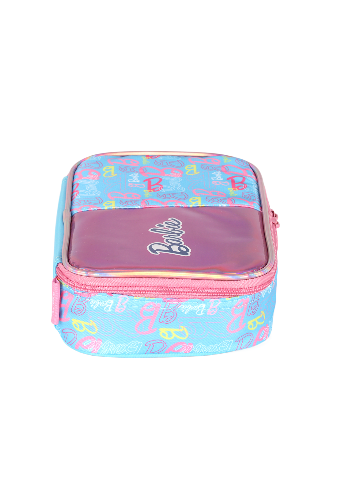 Estojo Box Organizador Barbie AZUL Holográfico Luxcel