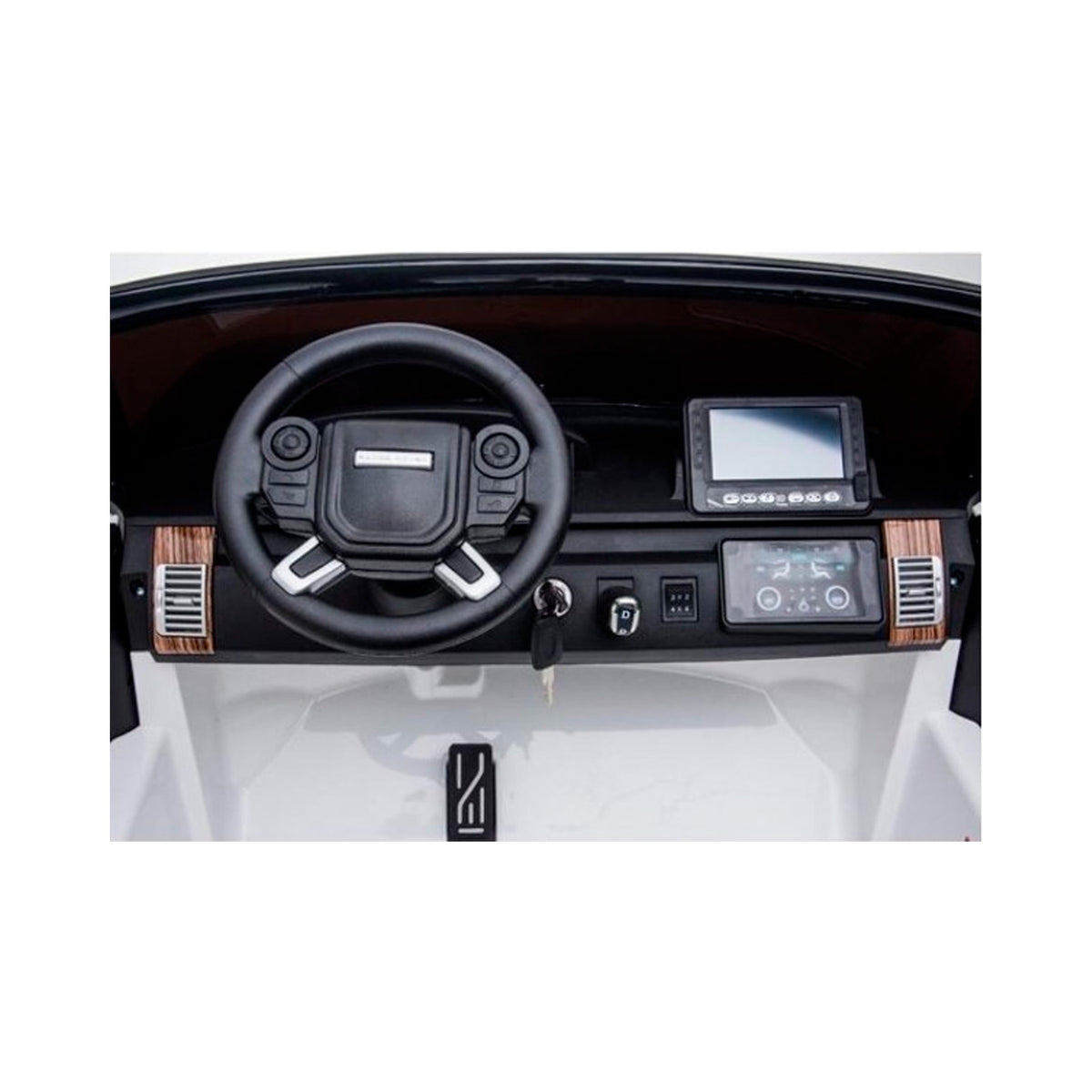 Carro Elétrico Land Rover Branco 24V Controle Remoto