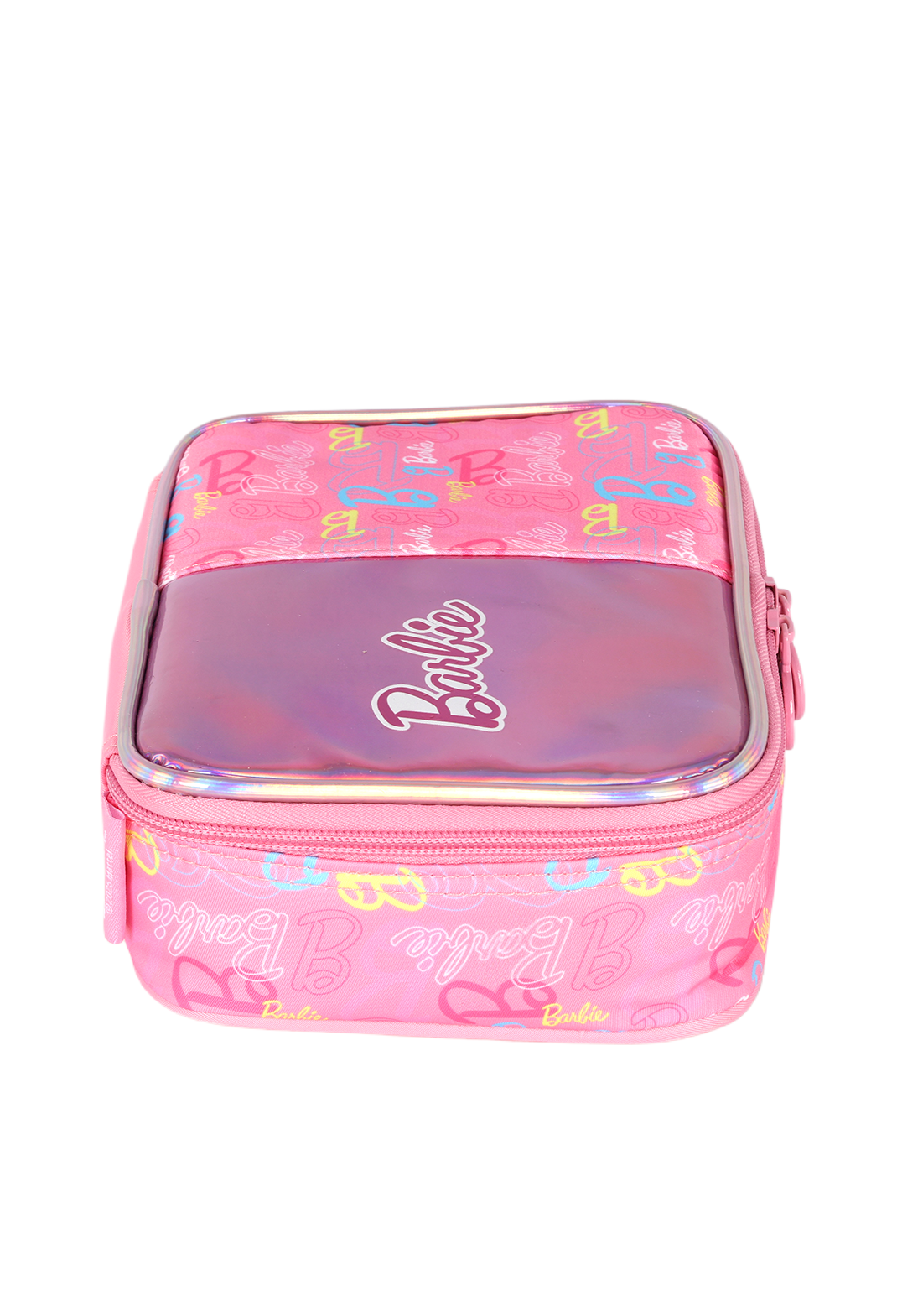 Estojo Box Organizador Barbie PINK Holográfico Luxcel