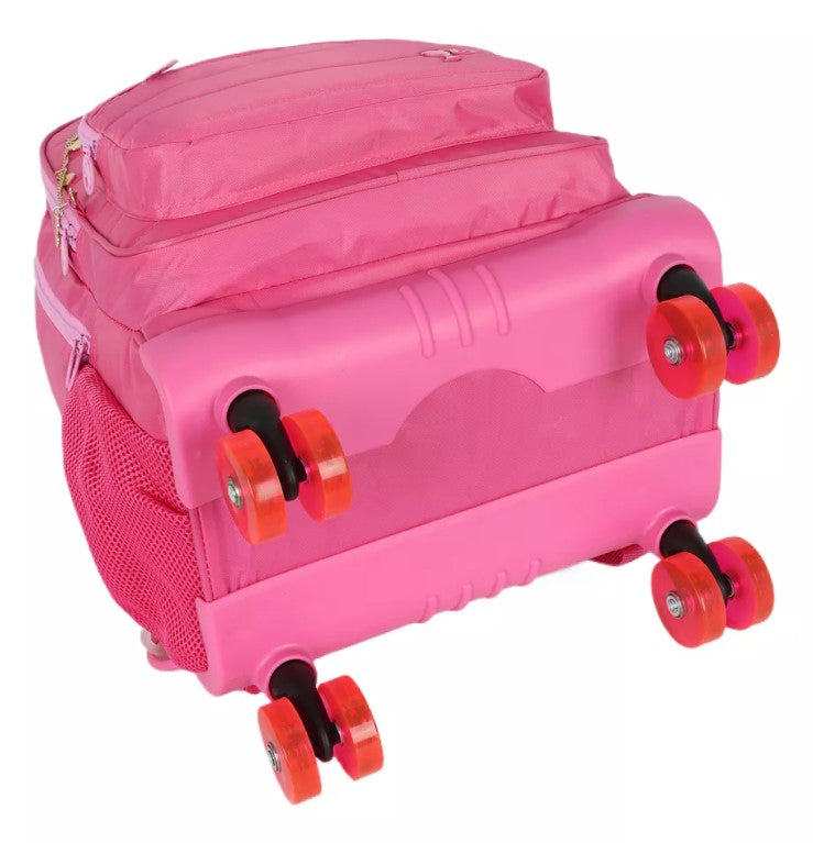 Kit Mochila de Rodinhas 360 + Lancheira + Estojo - Barbie Fashion