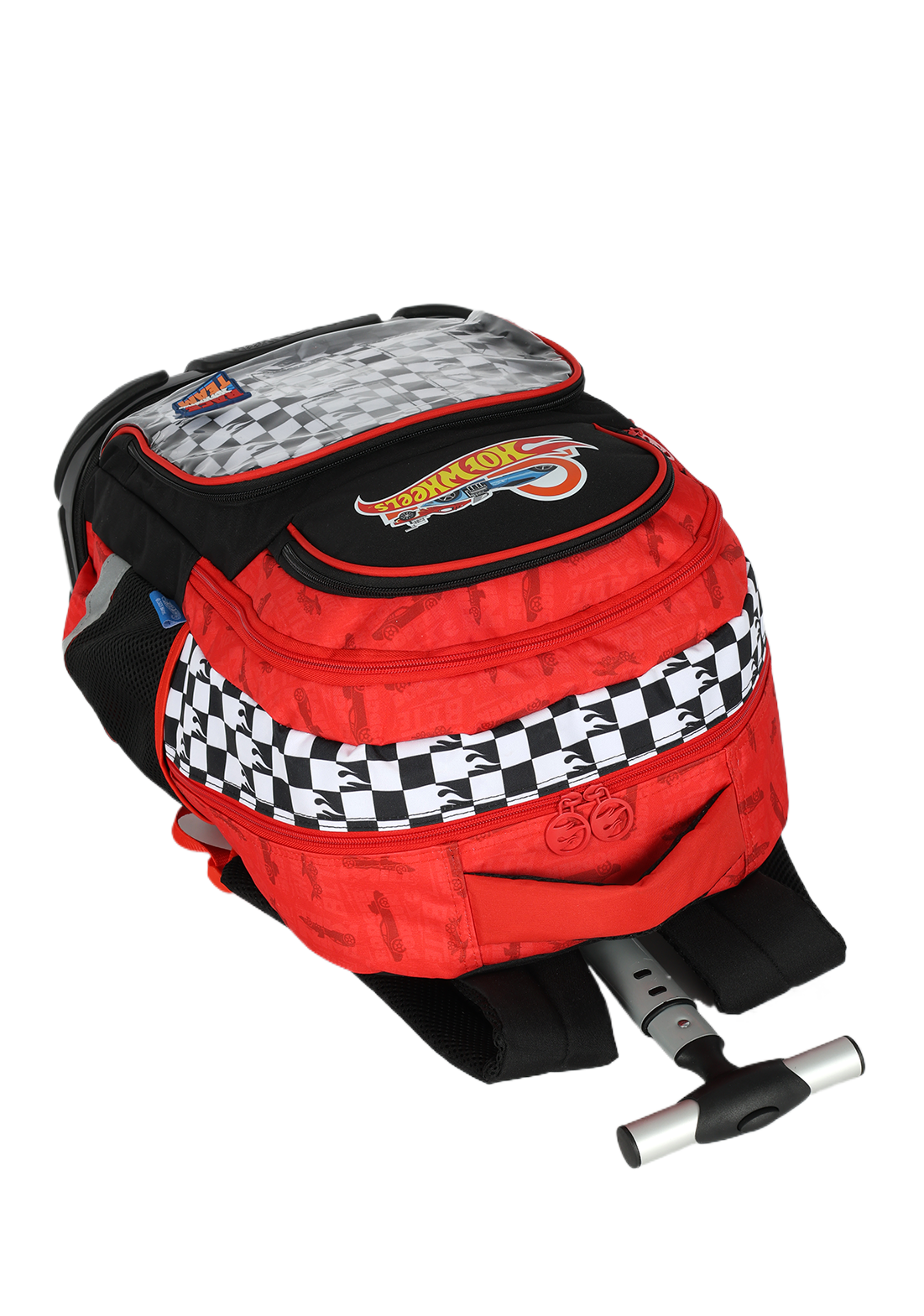 Mochila Hot Wheels Vermelha com Rodinhas