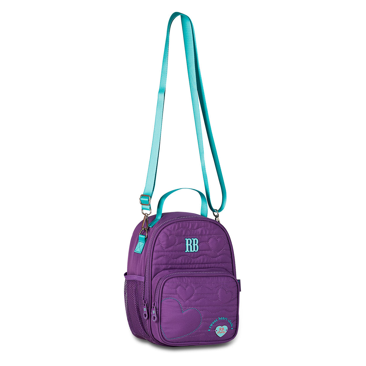 Kit Completo Mochila Lancheira Estojo Rebecca Bonbon RB Clio Roxo Original