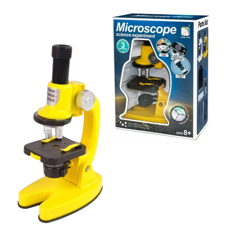 Microscópio Óptico 1200x Infantil Brinquedo Educativo Ciência