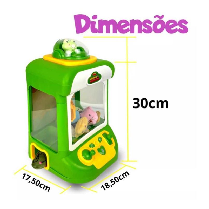 Brinquedo Mini Máquina de Agarrar Bichinhos - Zoop Toys