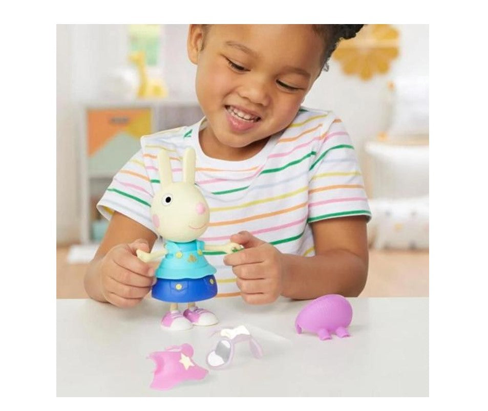 Figura Peppa Pig Estilos Divertidos Rebecca Coelha - Hasbro