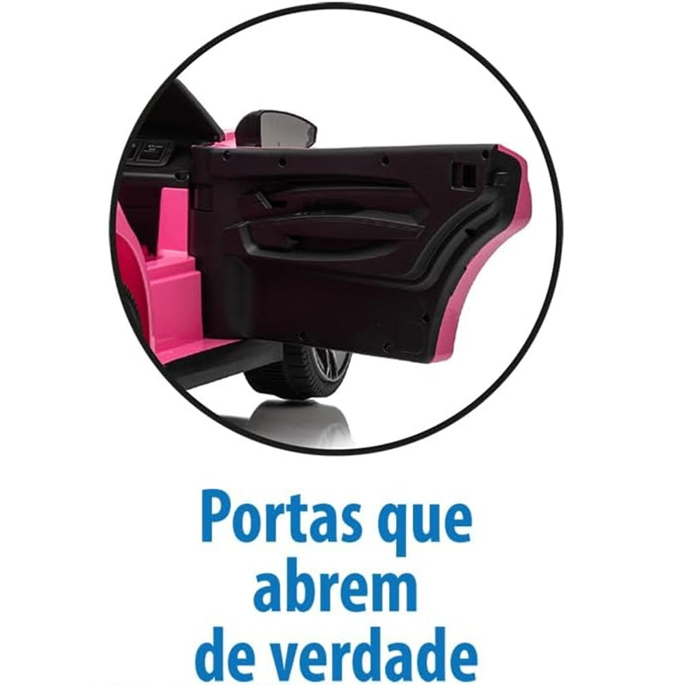 Audi RS E-tron GT R/c Elétrico 12v Rosa - Bandeirantes