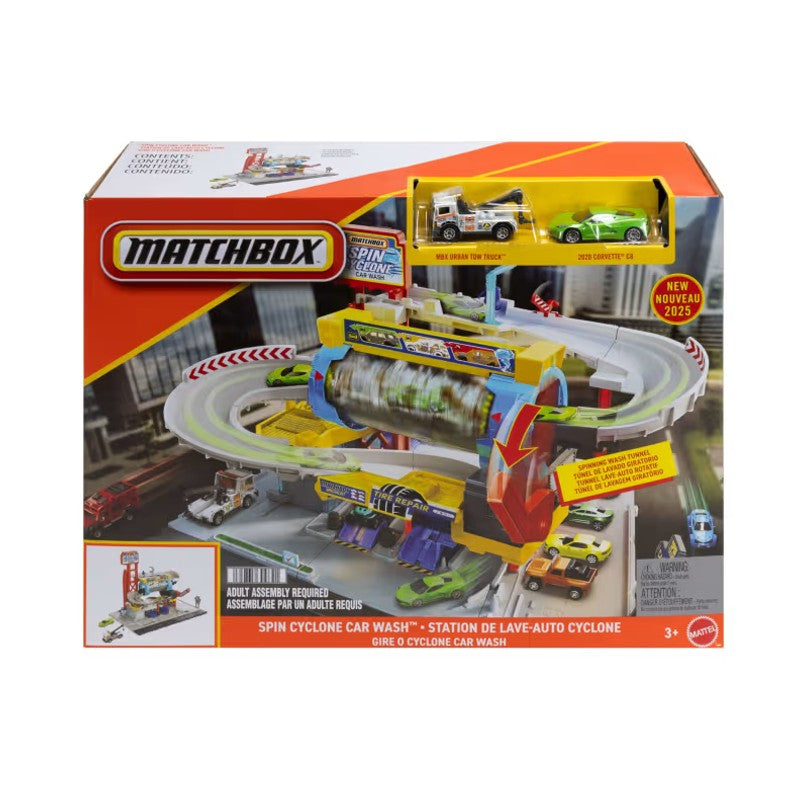 Pista Matchbox Spin Cyclone Car Wash - Mattel
