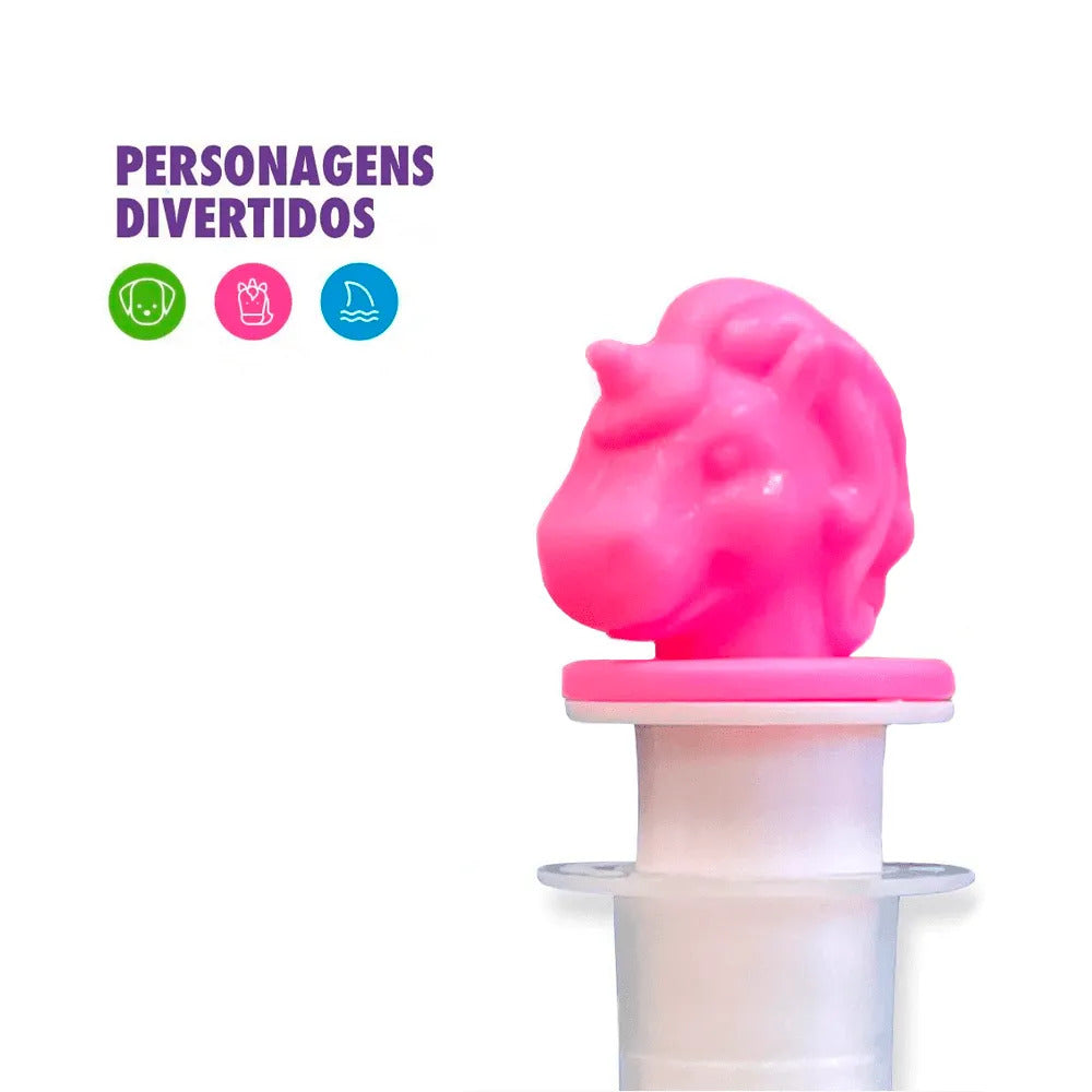 Seringa Para Lavagem Nasal Nosewash - Modelo Unicórnio Rosa