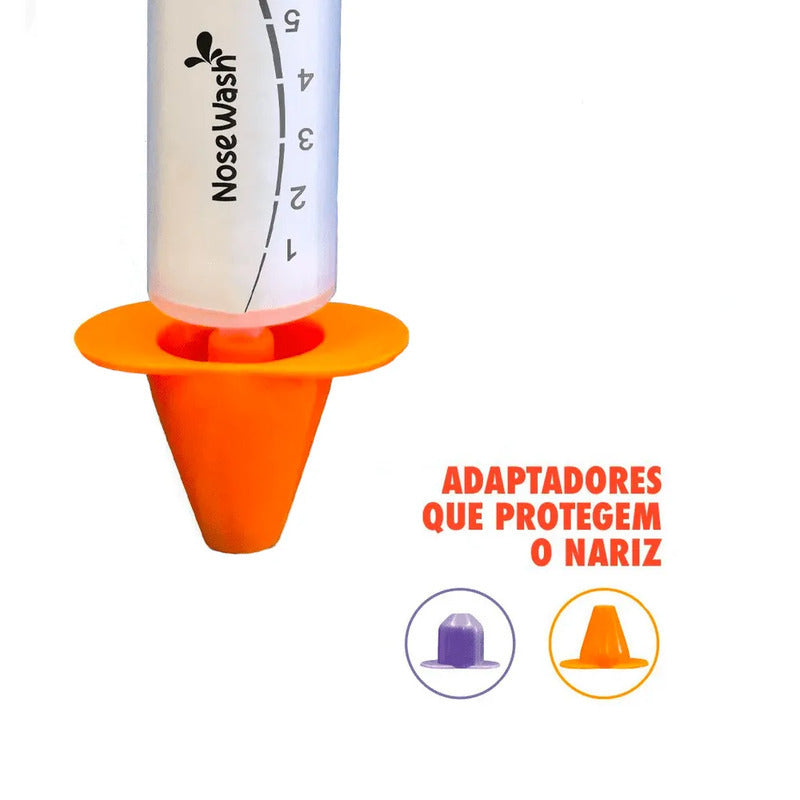 Seringa Para Lavagem Nasal Nosewash - Modelo Unicórnio Rosa
